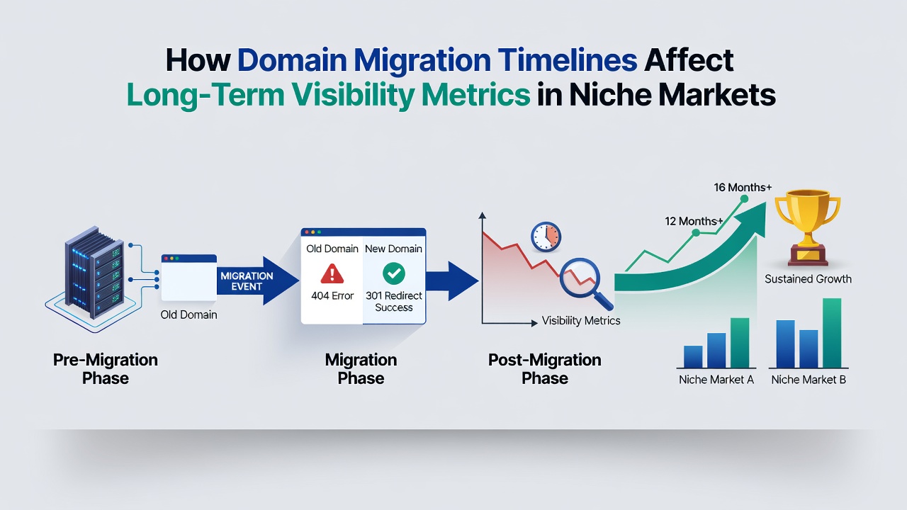 How Domain Migration Timelines Shape Long-Term Visibility Metrics in Niche Markets